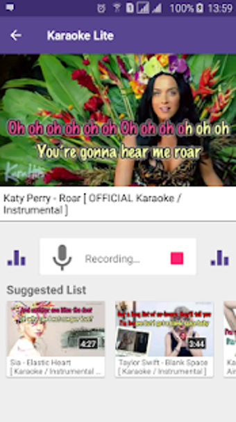 Imagen 3 para Karaoke Lite : Sing & Rec…