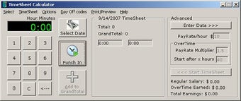 Imagen 0 para TimeSheet Calculator