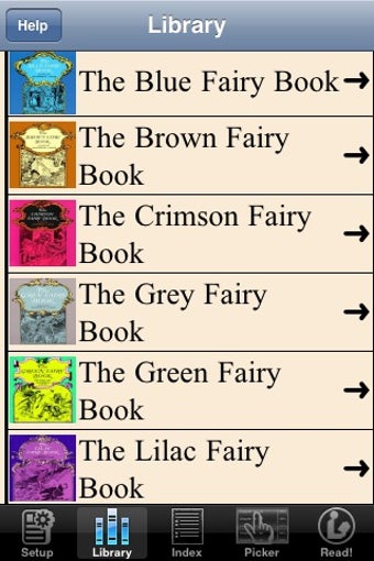 Image 0 for Colored fairy books by An…