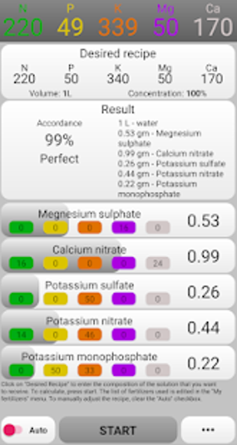 Image 2 for Auto NPK Calculator