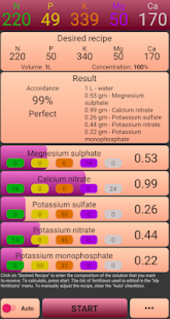 Image 0 for Auto NPK Calculator