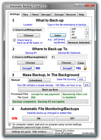 Image 0 for Automatic BackUp 2 Local