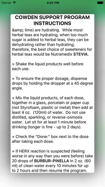 Image 2 for Nutramedix - Cowden Progr…