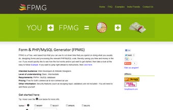Image 0 for Form & PHP/MySQL Generato…