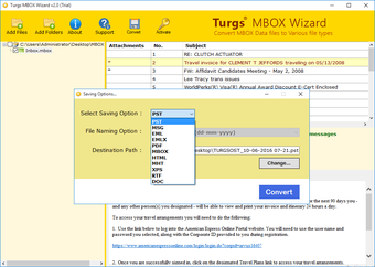 Image 0 for Turgs MBOX Wizard