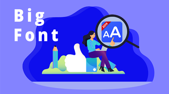 Image 1 for Big Font - Change Font Si…