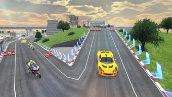 Image 1 for Car vs Bike Racing