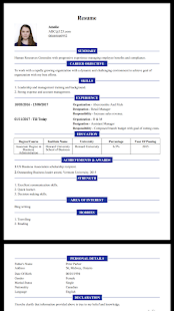 Image 3 for Easy CV Maker Resume Buil…