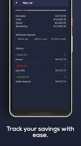 Imagen 1 para Savings Tracker