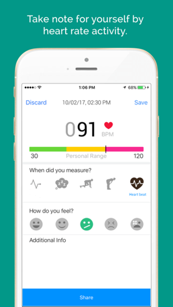 Image 2 for iHeart Rate Pulse Tracker