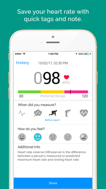 Image 3 for iHeart Rate Pulse Tracker