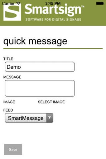 Imagen 0 para Smartsign Quick Message