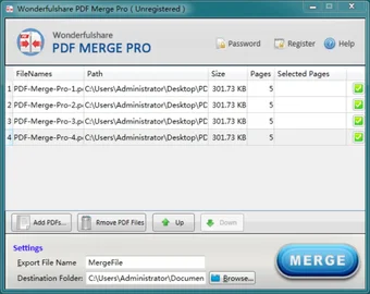 Image 0 for WonderfulShare PDF Merge