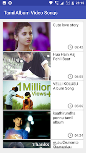 Imagen 2 para Tamil Album Video Songs