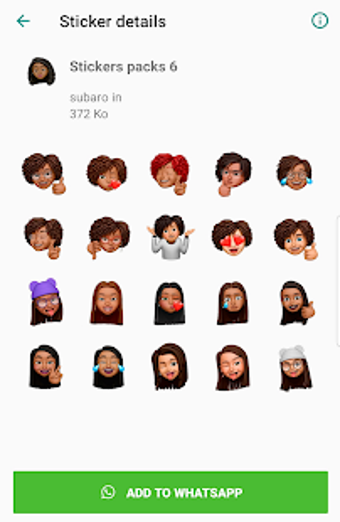 Imagen 1 para Memoji Black People Stick…