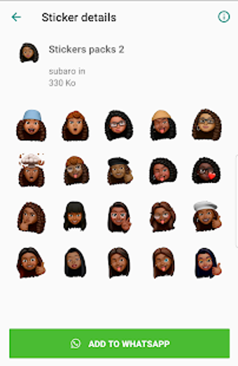 Imagen 3 para Memoji Black People Stick…