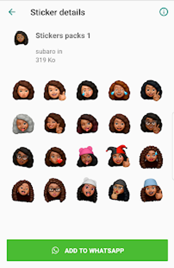 Imagen 0 para Memoji Black People Stick…