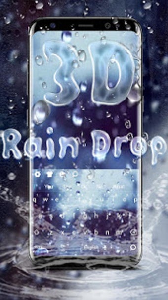 Imagen 1 para 3D Falling Raindrop Keybo…