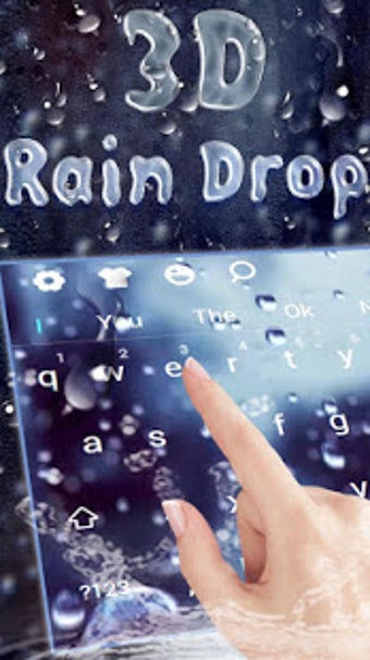Imagen 0 para 3D Falling Raindrop Keybo…