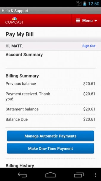 Imagen 0 para XFINITY My Account