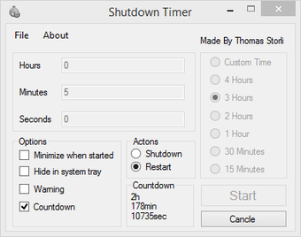 Imagen 1 para Shutdown Timer