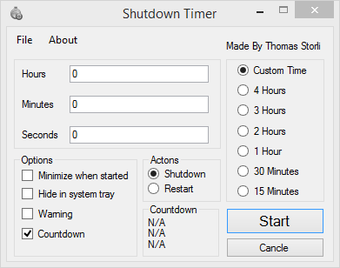 Imagen 0 para Shutdown Timer