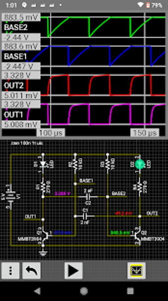 Image 0 for CircuitSafari SPICE Simul…
