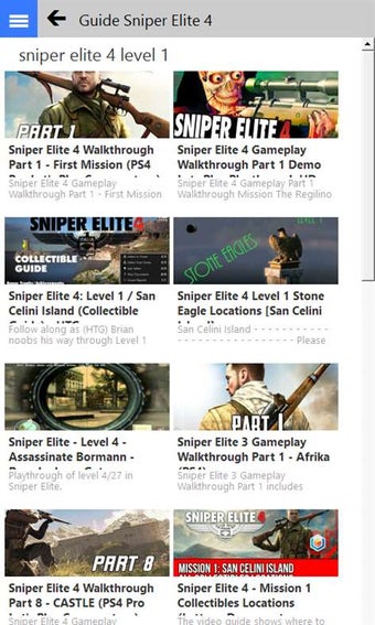 Imagen 2 para Guide Sniper Elite 4 for …
