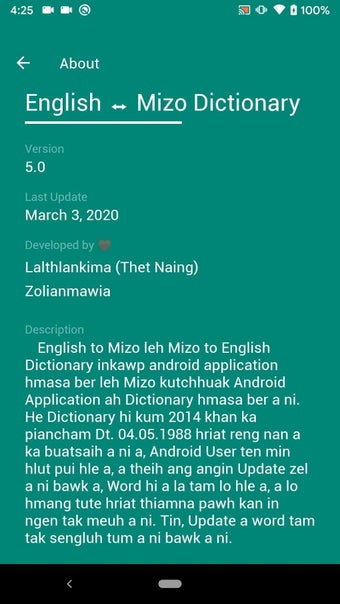 Imagen 6 para English  Mizo Dictionary