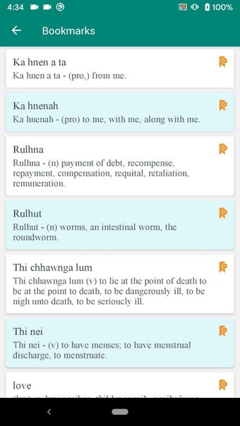 Imagen 4 para English  Mizo Dictionary
