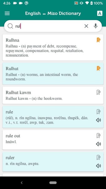 Imagen 2 para English  Mizo Dictionary
