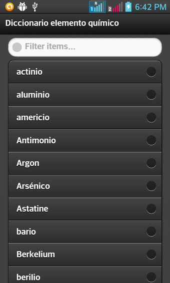 Image 0 for diccionario Quimica