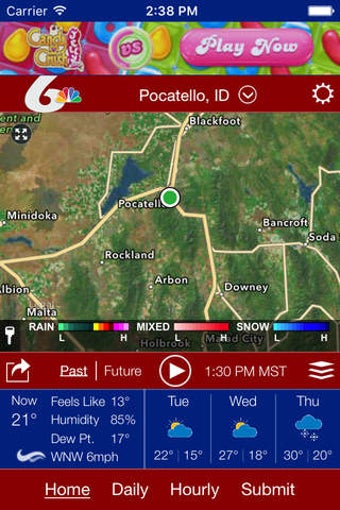 Image 0 for KPVI Storm Tracker Weathe…