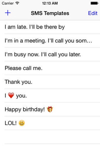 Image 0 for SMS Templates - Templates…