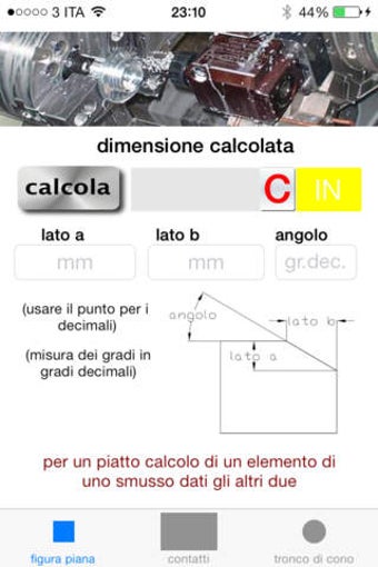 Image 0 for calcolo delle dimensioni …