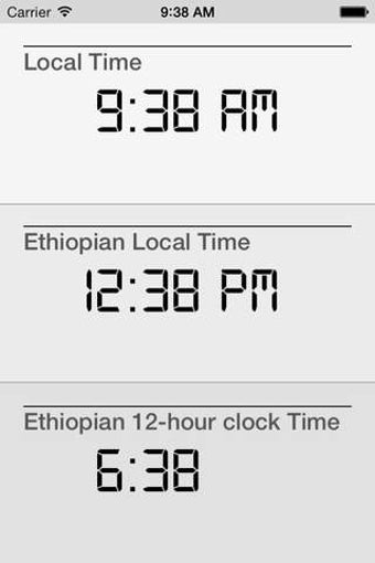 Image 0 for Ethiopia Time - Ethiopian…