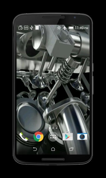 Imagen 2 para V8 Engine 3D Live Wallpap…
