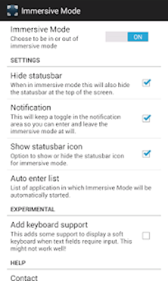 Imagen 1 para Immersive Full-Screen Mod…
