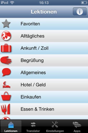 Image 0 for iSayHello German - Spanis…