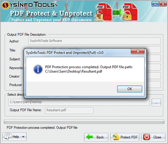 Imagen 0 para SysInfo PDF Protect and U…