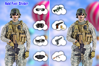 Image 1 for Army Photo Suit Montage