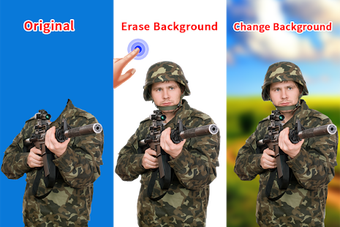 Image 0 for Army Photo Suit Montage