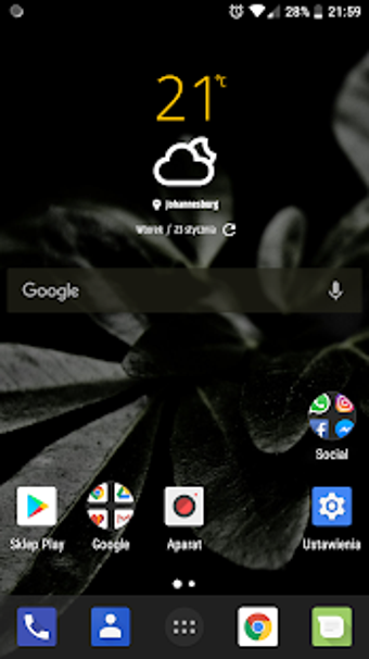 Imagen 3 para Simple weather & clock wi…