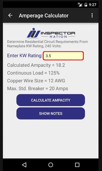 Image 1 for Inspection HVAC Calculato…