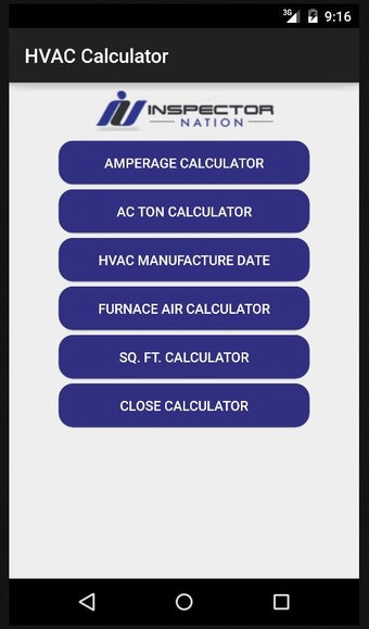 Image 0 for Inspection HVAC Calculato…