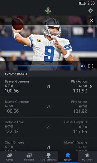 Image 1 for NFL Sunday Ticket for Win…