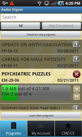 Image 2 for Audio Digest