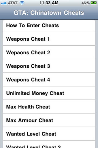 Image 0 for Cheats for GTA Chinatown