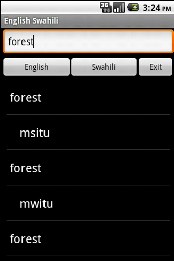 Image 1 for English Swahili Dictionar…