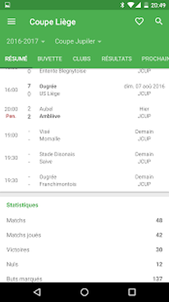 Image 1 for Rsultats foot live Belgiq…